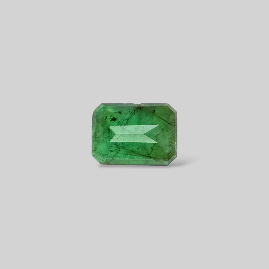 Natural Emerald - Emerald Cut - 10.11 Carats
