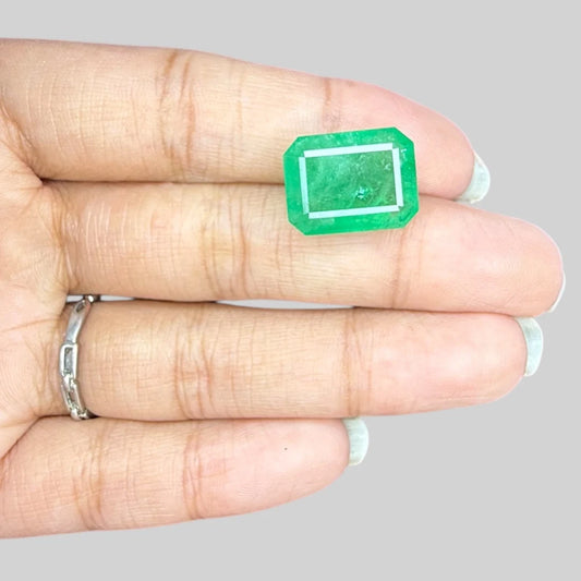 Natural Emerald - Emerald Cut - 10.91 Carats