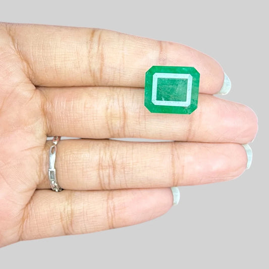 Natural Emerald - Emerald Cut - 11.45 Carats