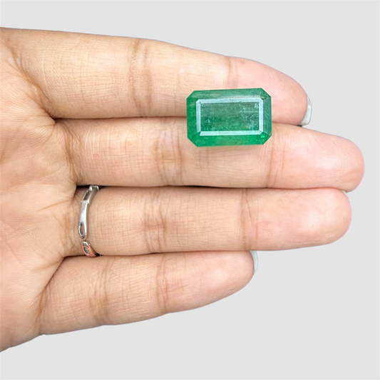 Natural Emerald - Emerald Cut - 13.71 Carats