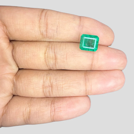 Natural Emerald - Emerald Cut - 3.37 Carats