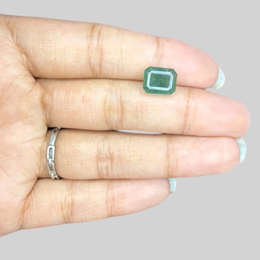 Natural Emerald - Emerald Cut - 3.75 Carats