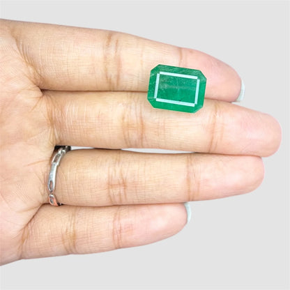 Natural Emerald - Emerald Cut - 9.08 Carats