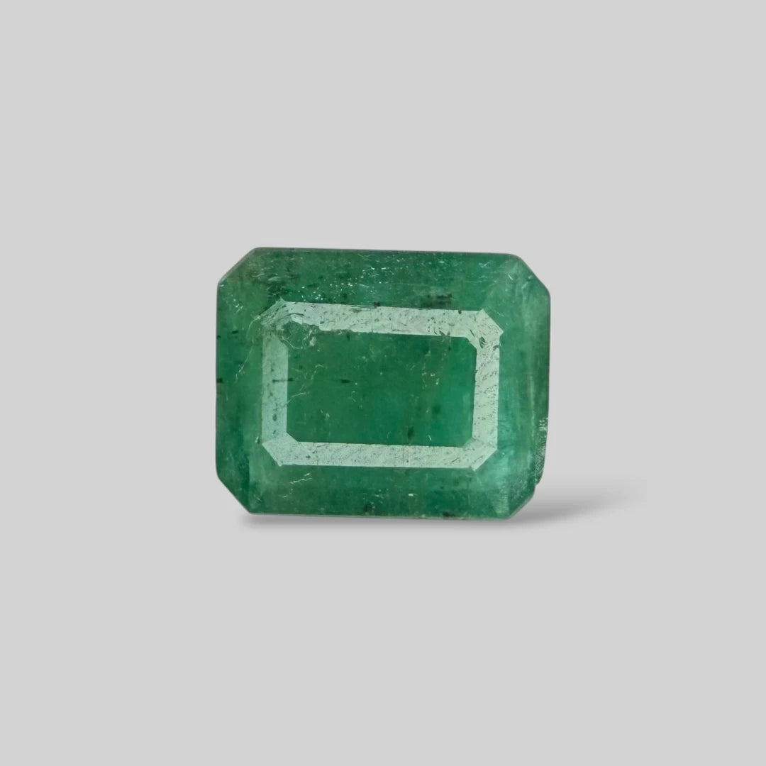 Natural Emerald Octagon/Faceted Cut - 4.66 Carats
