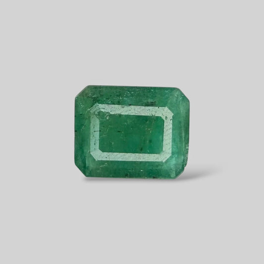 Natural Emerald Octagon/Faceted Cut - 4.66 Carats