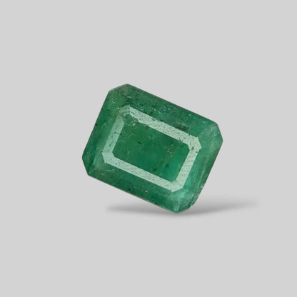 Natural Emerald Octagon/Faceted Cut - 4.66 Carats