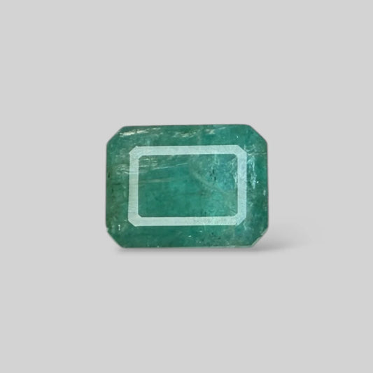 Natural Emerald Octagon/Faceted Cut - 6.84 Carats