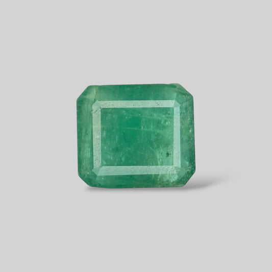 Natural Emerald Octagon/Faceted Cut - 8.34 Carats