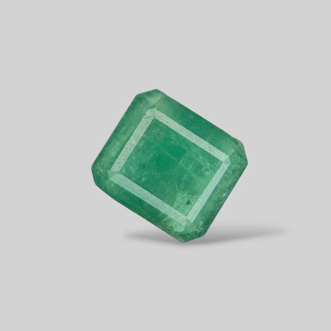 Natural Emerald Octagon/Faceted Cut - 8.34 Carats