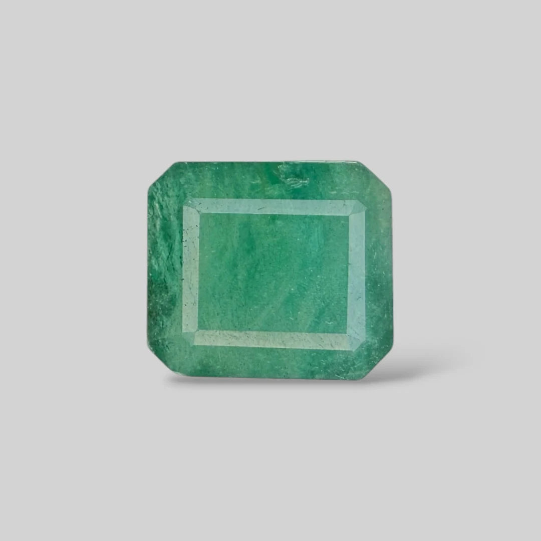 Natural Emerald Octagon/Faceted Cut - 8.67 Carats