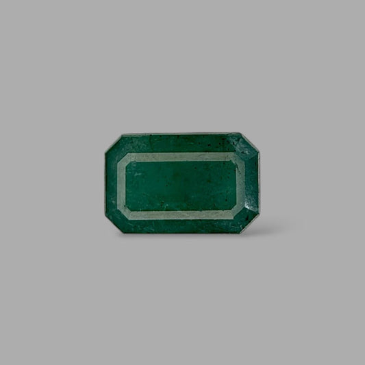 Natural Emerald Octagon/Faceted Cut - 8.88 Carat