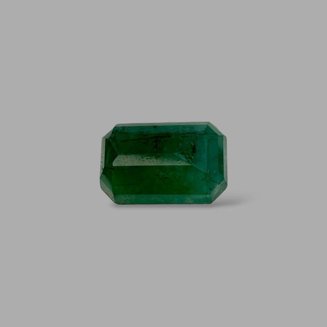 Natural Emerald Octagon/Faceted Cut - 8.88 Carat