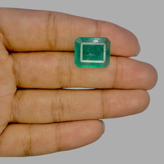 Natural Emerald Octagon/Faceted Cut - 8.88 Carats