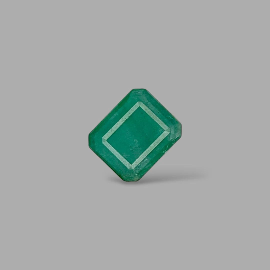Natural Emerald Octagon/Faceted Cut - 8.88 Carats