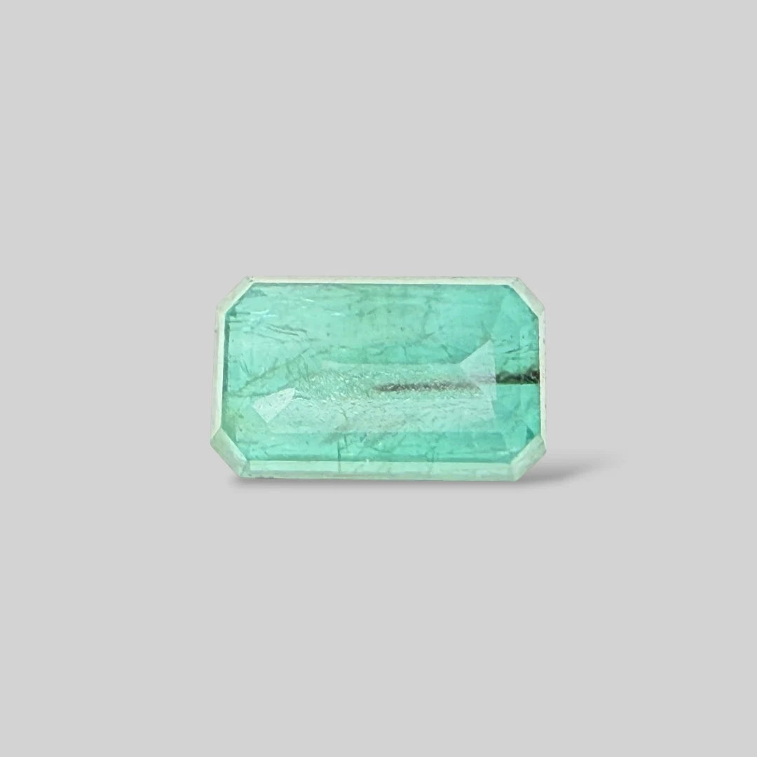 Natural Emerald Octagon/Faceted Cut - 8.93 Carats