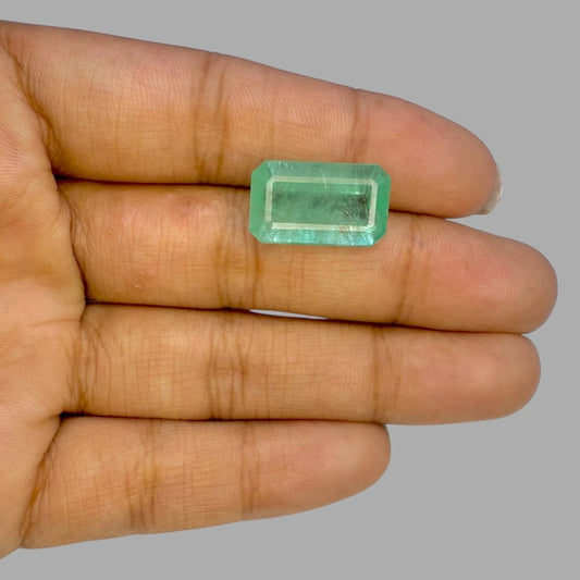 Natural Emerald Octagon/Faceted Cut - 10.83 Carat