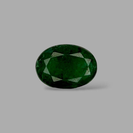 Natural Emerald Oval/Faceted Cut - 2.72 Carat