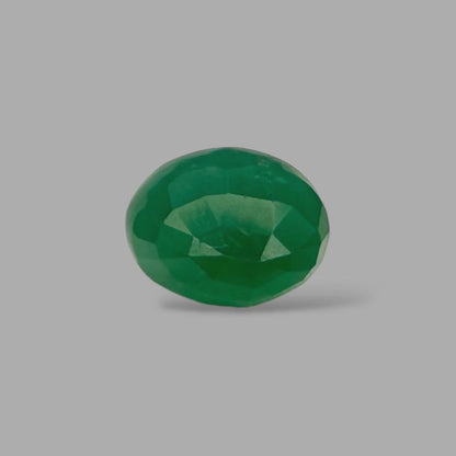 Natural Emerald Oval/Faceted Cut - 2.92 Carat