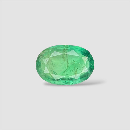 Natural Emerald Oval/Faceted Cut - 3.13 Carats