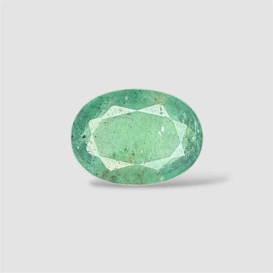 Natural Emerald Oval/Faceted Cut - 4.76 Carats