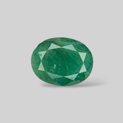 Natural Emerald Oval/Faceted Cut - 5.50 Carats
