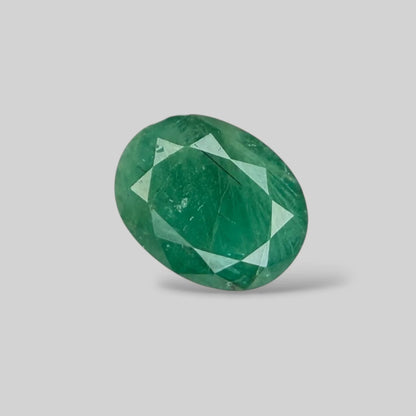 Natural Emerald Oval/Faceted Cut - 5.50 Carats