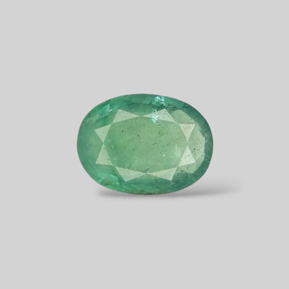 Natural Emerald Oval/Faceted Cut - 5.84 Carats
