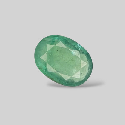 Natural Emerald Oval/Faceted Cut - 5.84 Carats