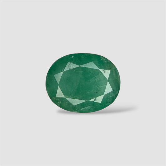 Natural Emerald Oval/Faceted Cut - 5.94 Carats