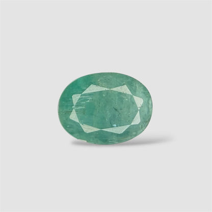 Natural Emerald Oval/Faceted Cut - 6.36 Carats