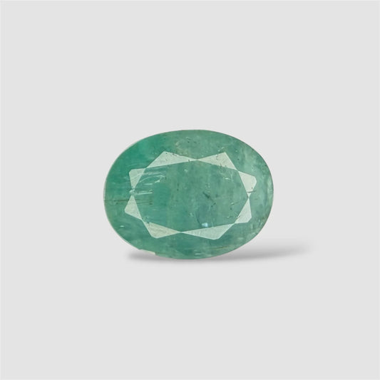 Natural Emerald Oval/Faceted Cut - 6.36 Carats