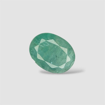 Natural Emerald Oval/Faceted Cut - 6.36 Carats