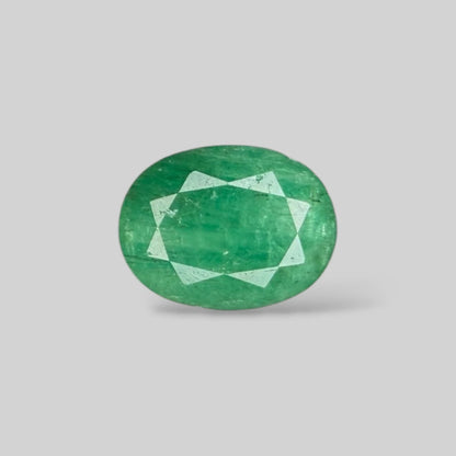 Natural Emerald Oval/Faceted Cut - 6.53 Carats