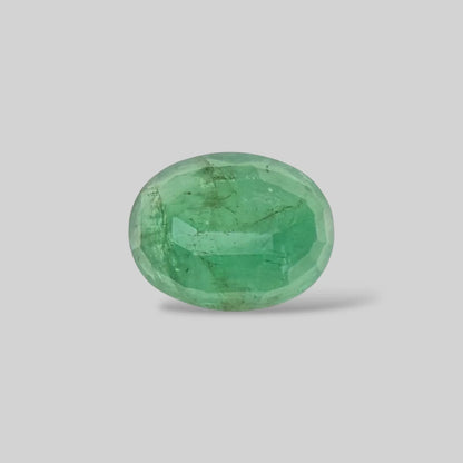 Natural Emerald Oval/Faceted Cut - 7.01 Carats