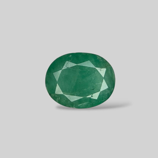Natural Emerald Oval/Faceted Cut - 7.09 Carats