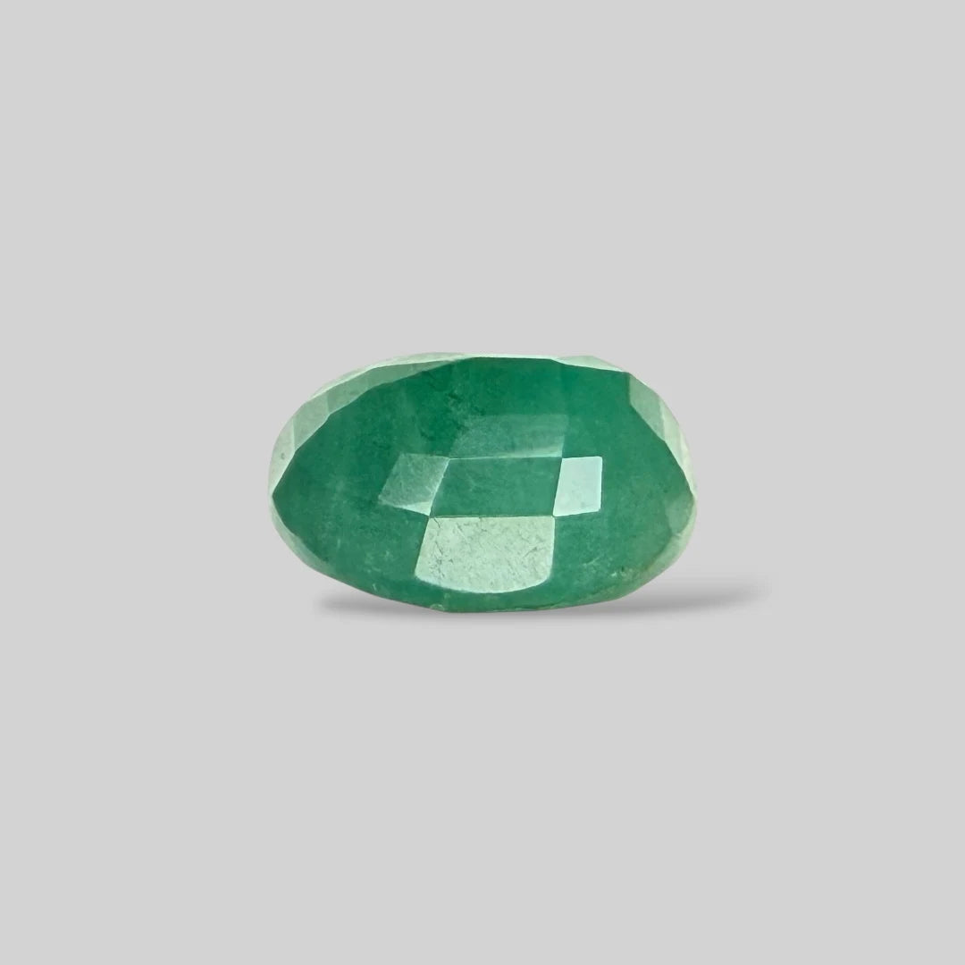 Natural Emerald Oval/Faceted Cut - 7.09 Carats