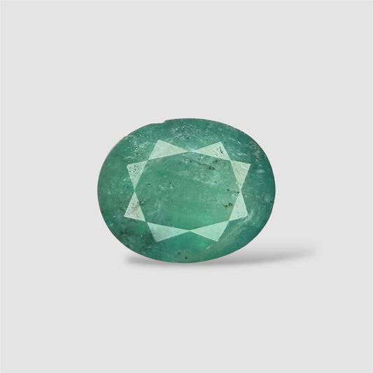 Natural Emerald Oval/Faceted Cut - 7.56 Carat