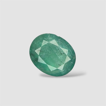 Natural Emerald Oval/Faceted Cut - 7.56 Carat