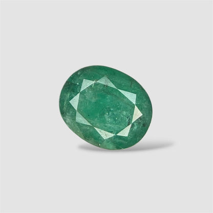 Natural Emerald Oval/Faceted Cut - 7.56 Carats