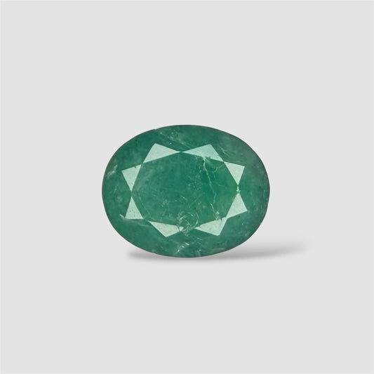 Natural Emerald Oval/Faceted Cut - 8.92 Carats