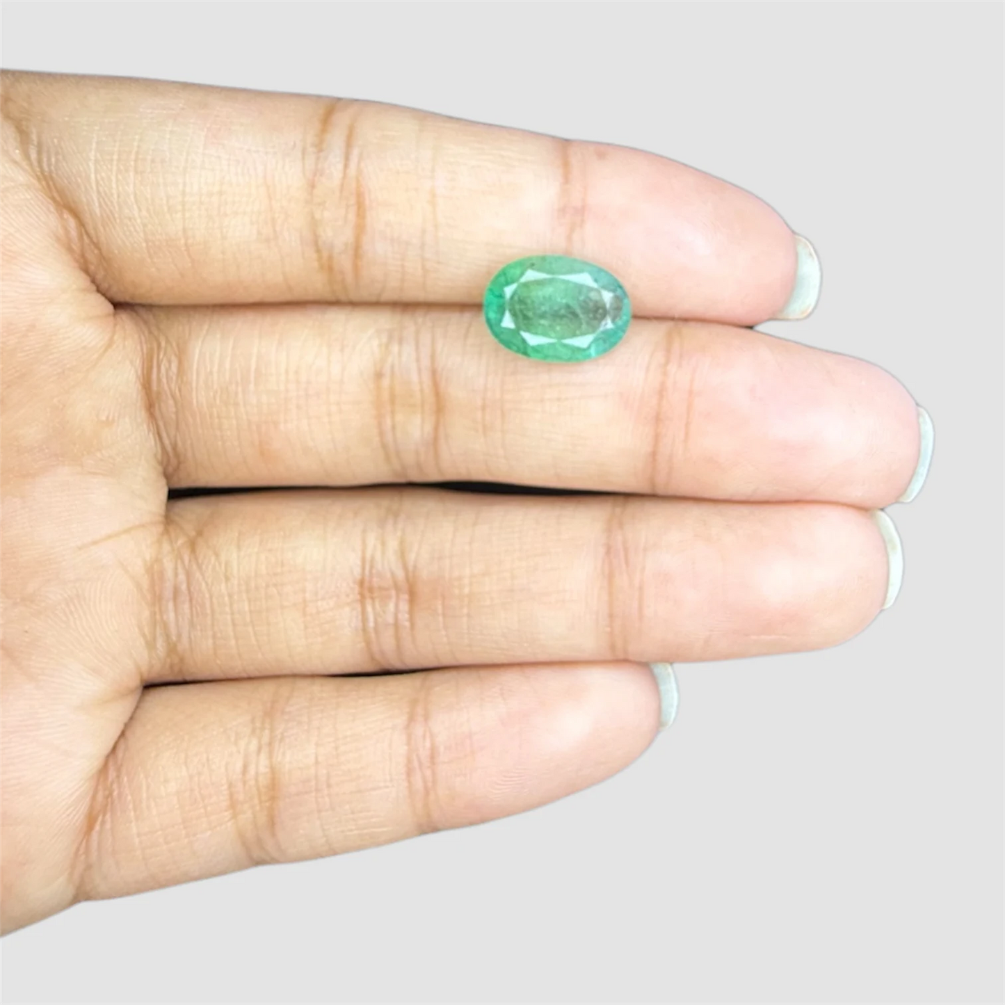 Natural Emerald Oval Mixed Cut - 3.40 Carats