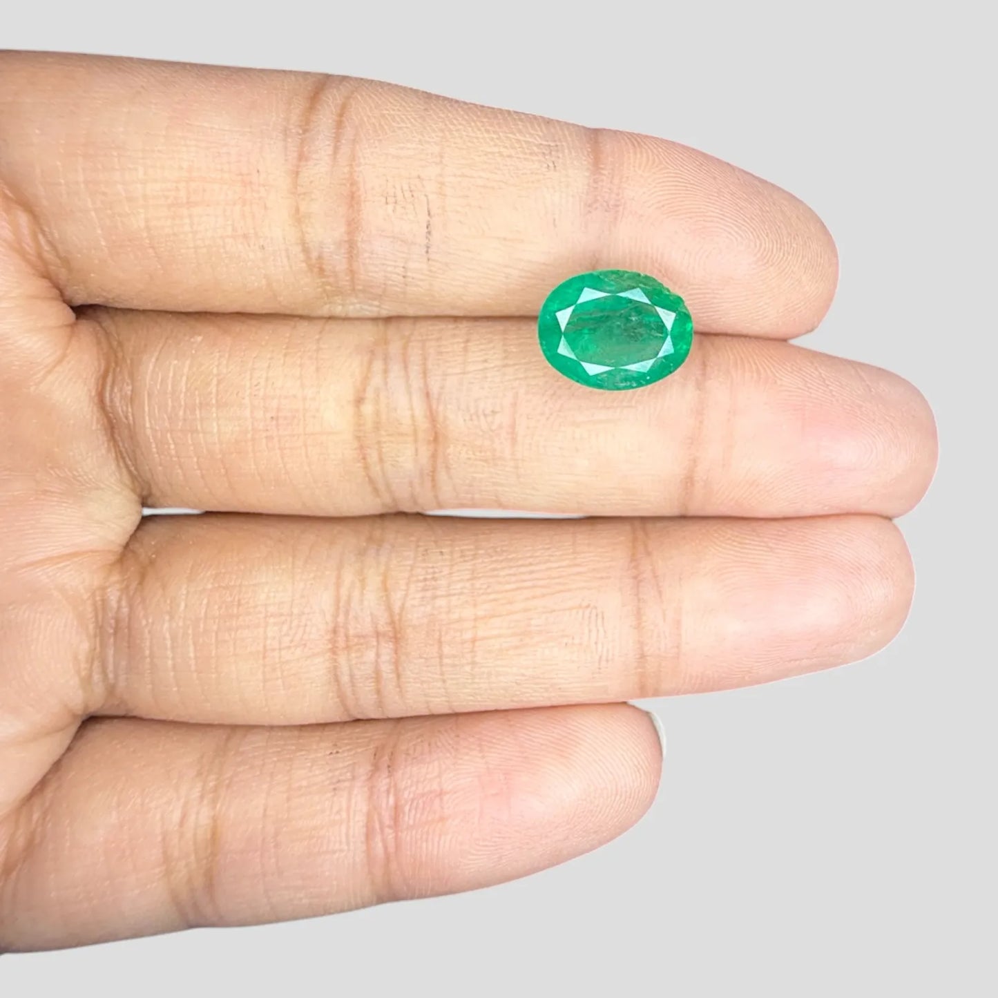 Natural Emerald Oval Mixed Cut - 3.57 Carats