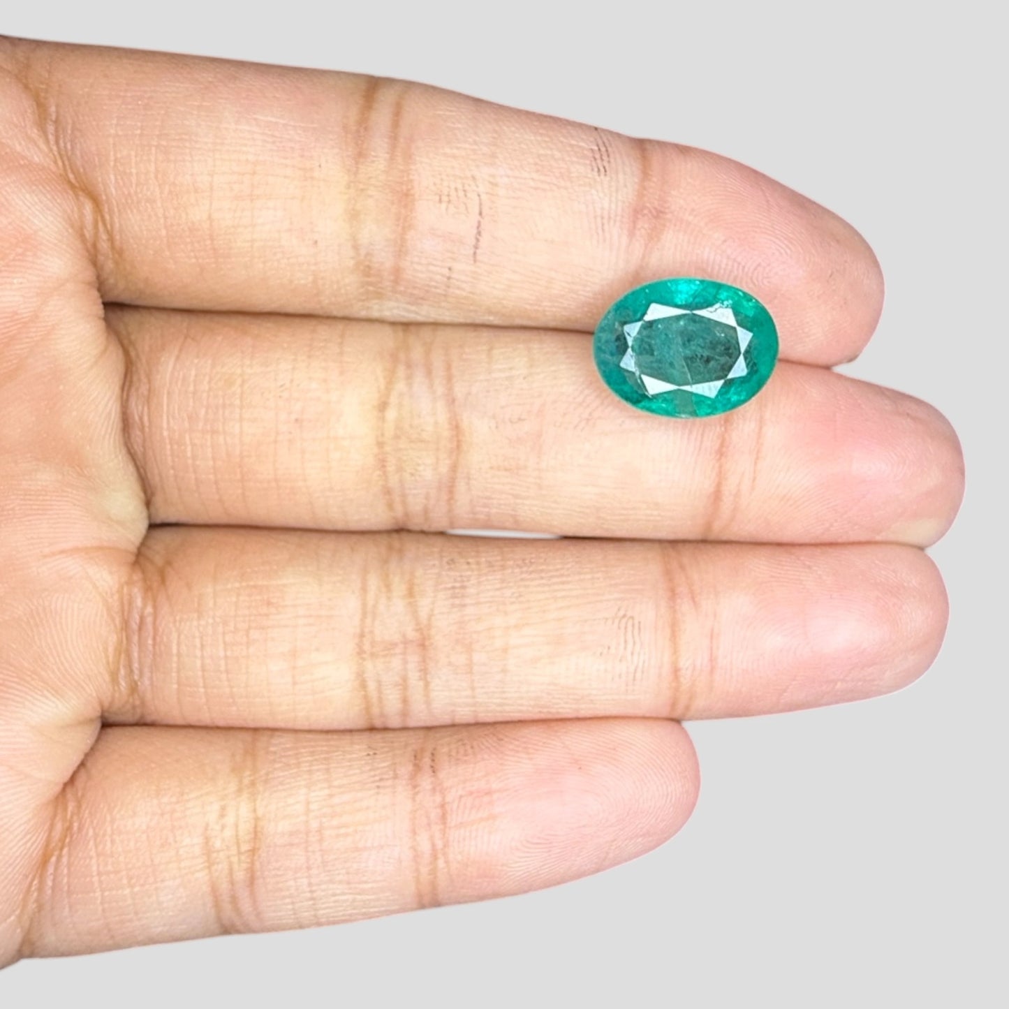 Natural Emerald Oval Mixed Cut - 4.97 Carats