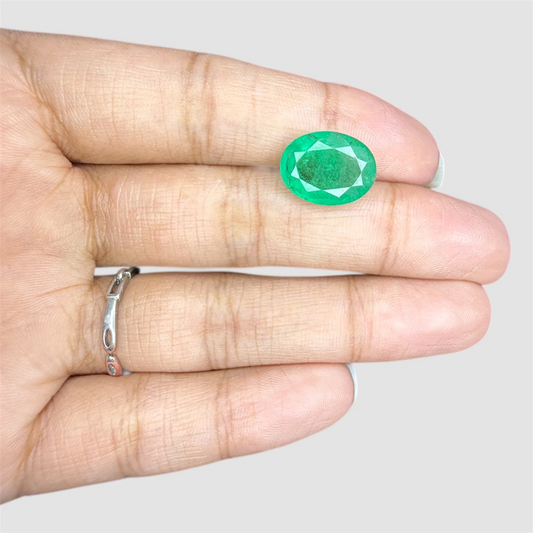 Natural Emerald Oval Mixed Cut - 5.34 Carats