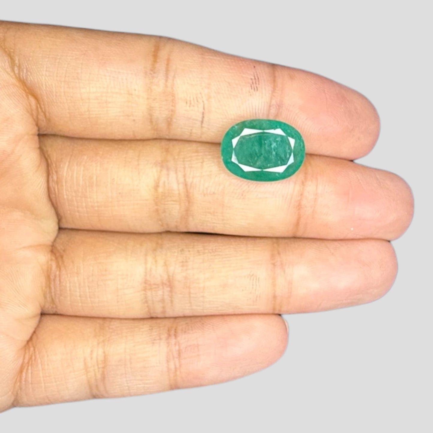 Natural Emerald Oval Mixed Cut - 6.25 Carats