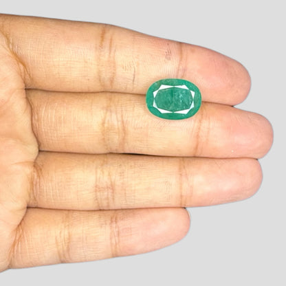 Natural Emerald Oval Mixed Cut - 6.25 Carats
