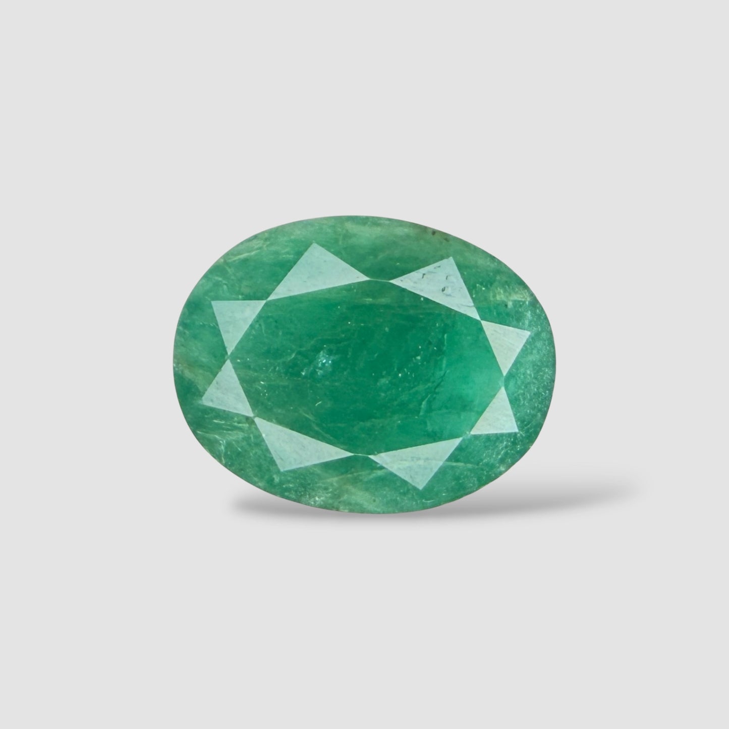 Natural Emerald Oval Mixed Cut - 7.43 Carats