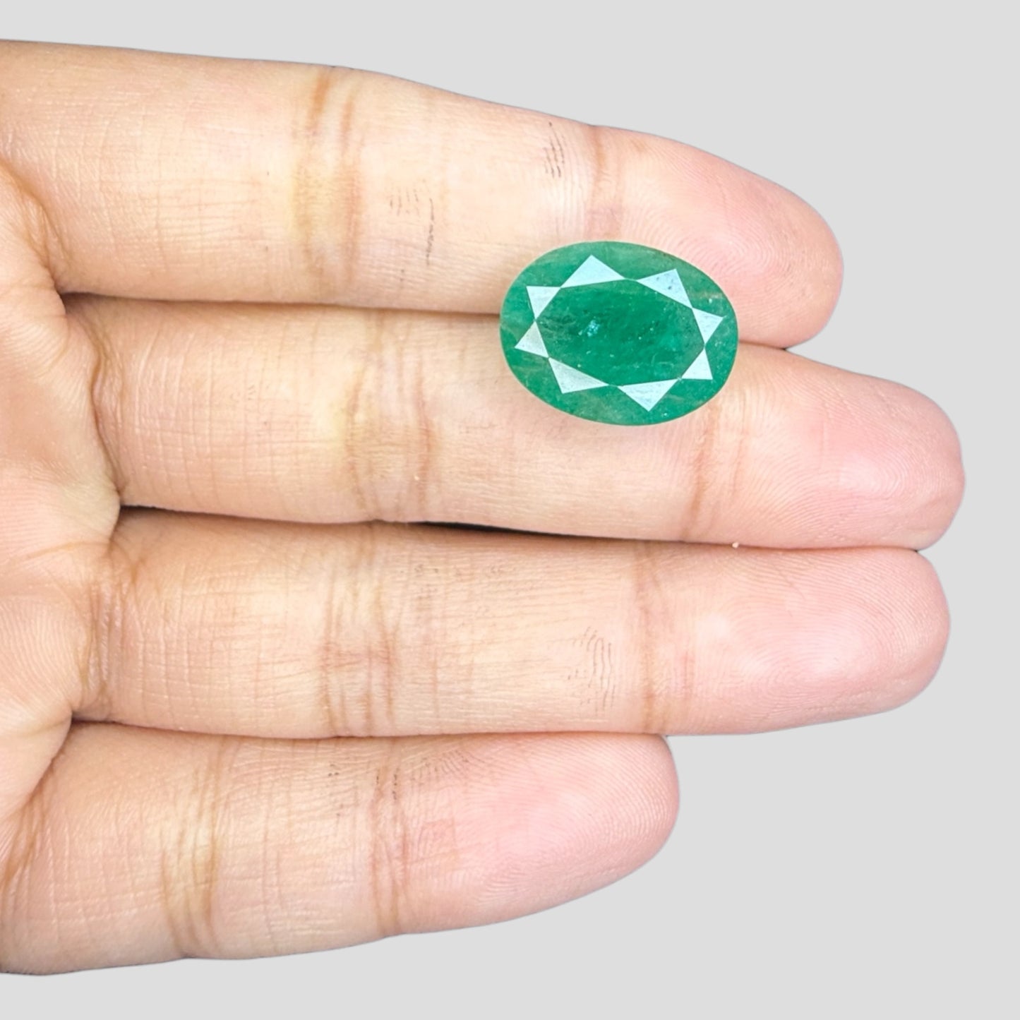 Natural Emerald Oval Mixed Cut - 7.43 Carats