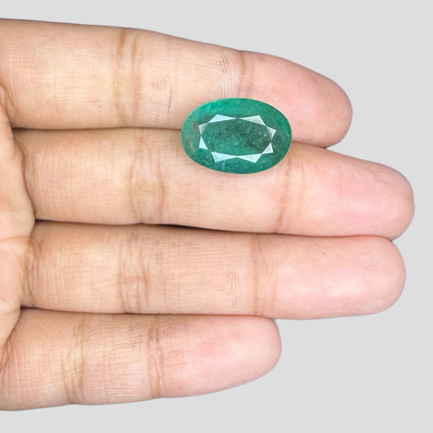 Natural Emerald Oval Mixed Cut - 9.20 Carats