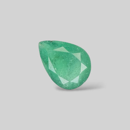 Natural Emerald Pear/Faceted Cut - 6.93 Carats